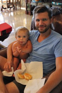 Lukey not sharing Daddy